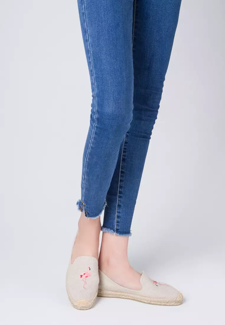 Embroidered Canvas Espadrilles HB45433