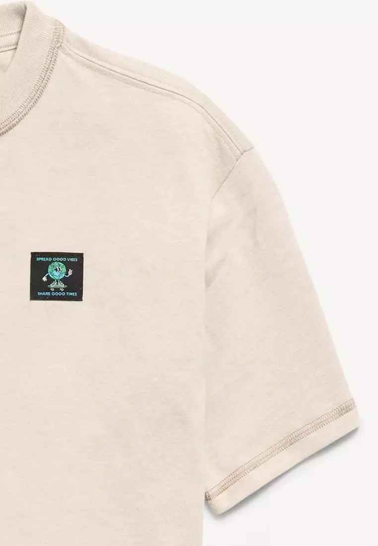Oversized Boxy Short-Sleeve T-Shirt for Boys