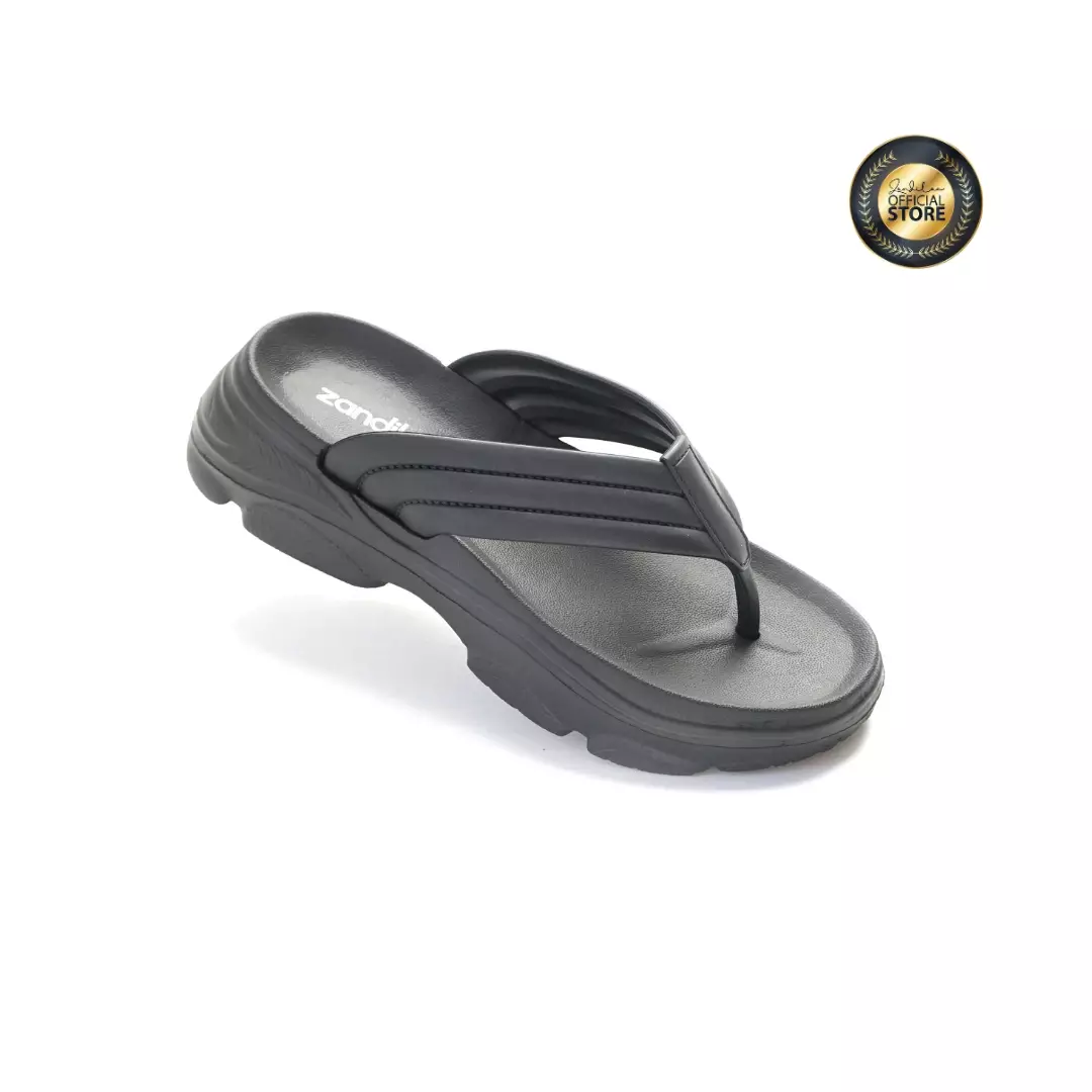ZANDILAC - SANDAL WANITA DEWASA CH210302WD - HITAM