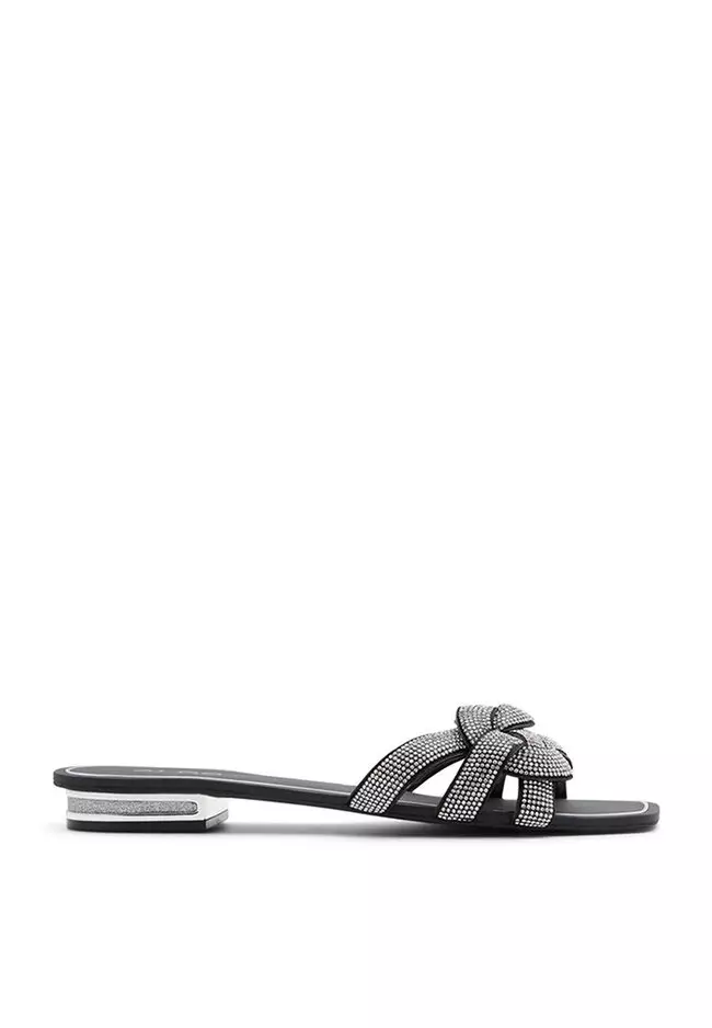 Aldo glitter slides on sale