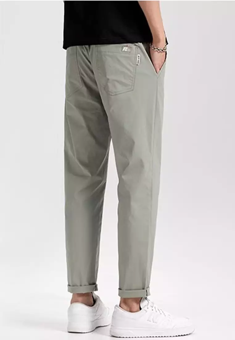 Elasticated Waist Slim Pants