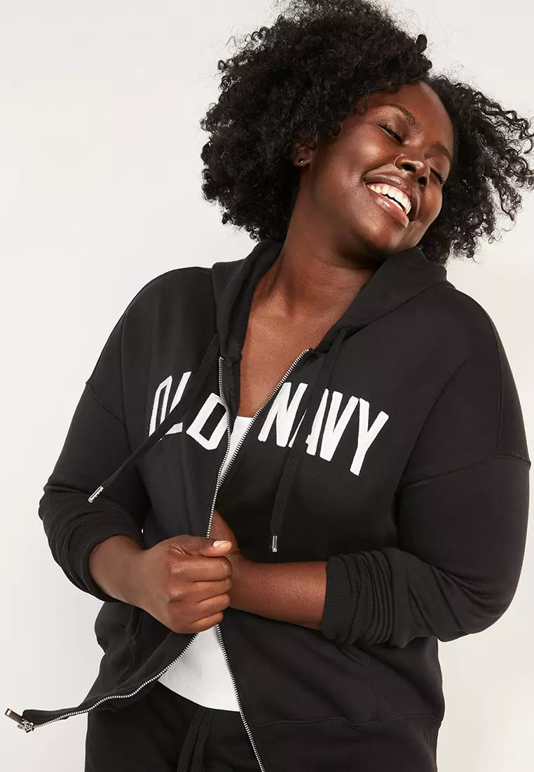 Buy Old Navy Logo-Graphic Zip-Front Hoodie Online | ZALORA Malaysia