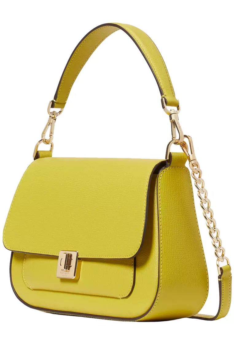 Pheobe Small Flap Crossbody Bag In Lime Slice KF554