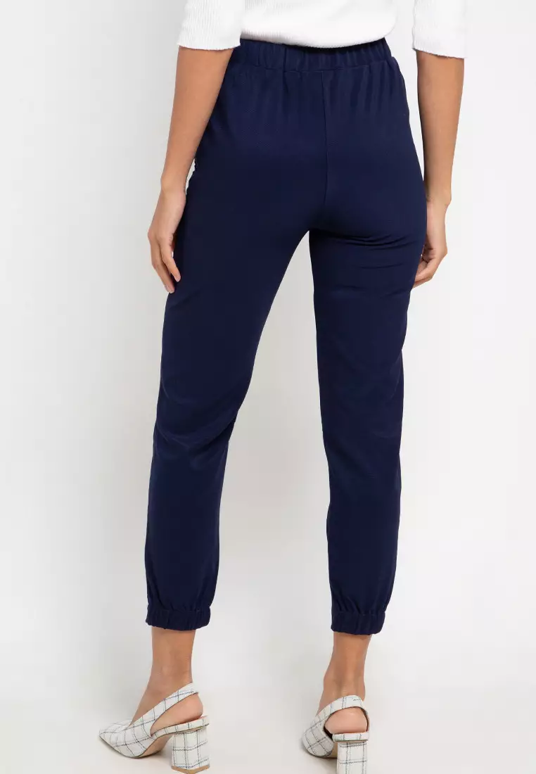 Stretch Straight Jogger Leg Pants