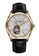 Aries Gold 黑色 Aries Gold Infinum White, Gold and Black Leather Watch AB6E3AC37281A0GS_1