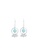 ZITIQUE silver Women's Circle Ring Synthetic Crystals Tassel Hook Earrings - Silver 10208ACFC9B726GS_1