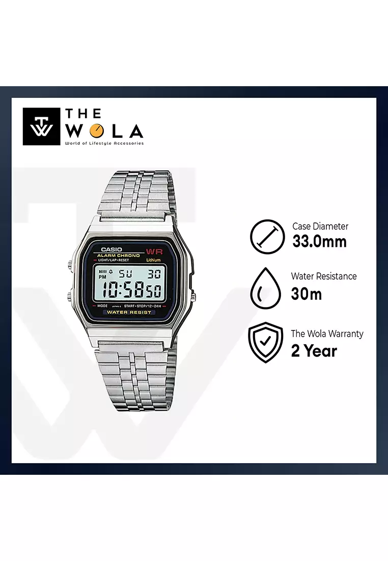 Casio stainless cheap steel band
