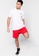 Under Armour red UA Baseline 10 Inch Shorts 411D4AAA373A96GS_3