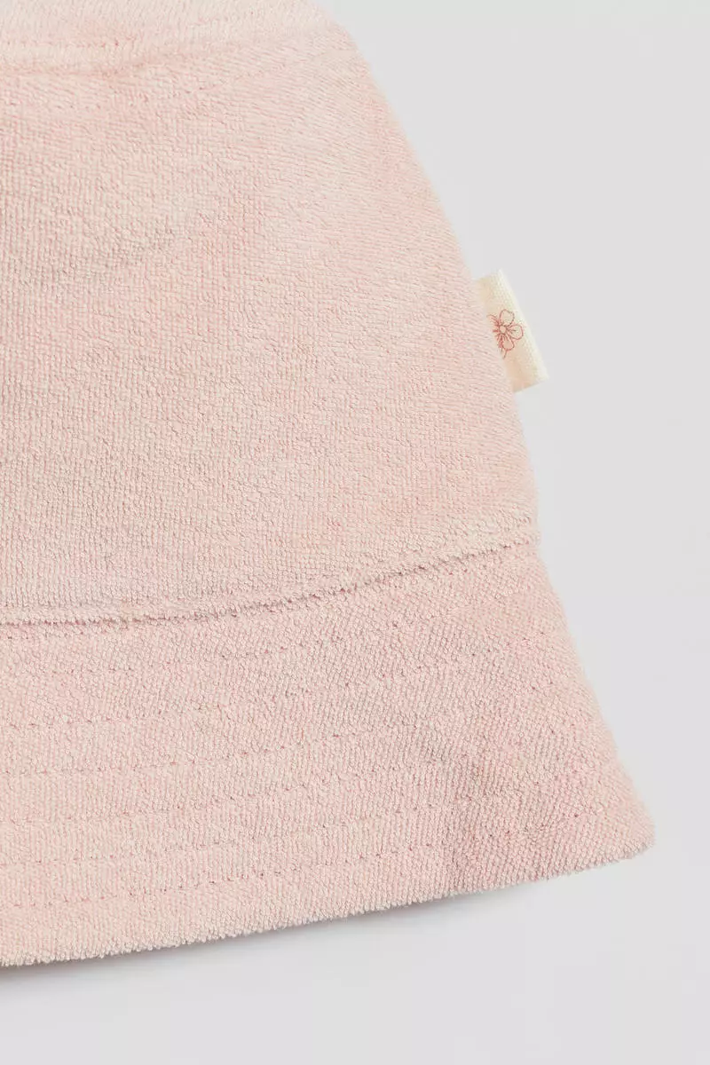 Cotton terry bucket hat