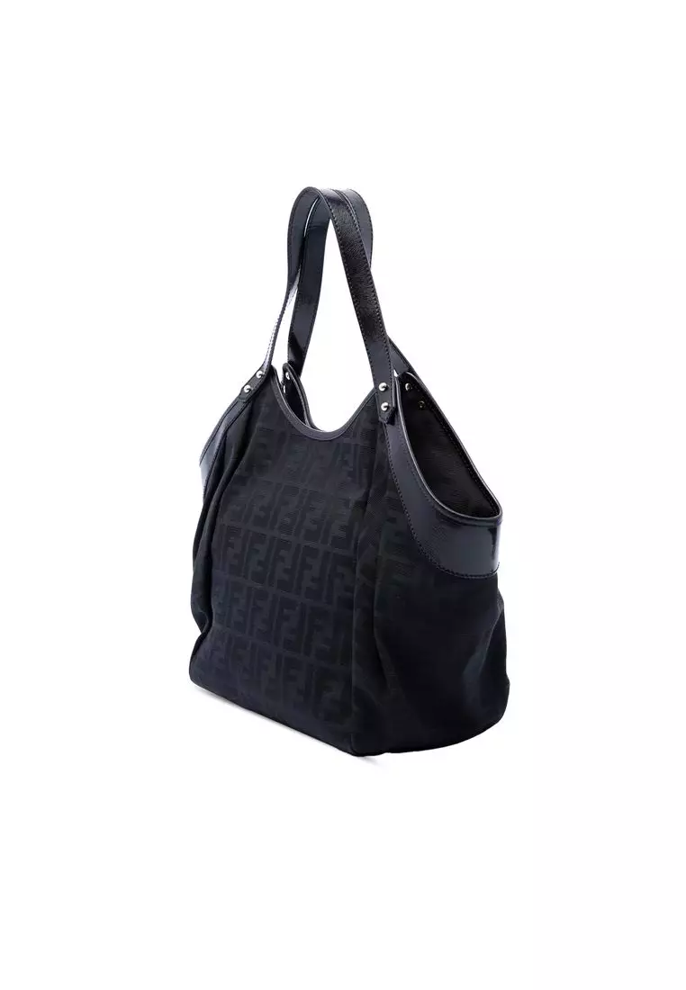 Pre-Loved Fendi Zucca Canvas Chef Tote