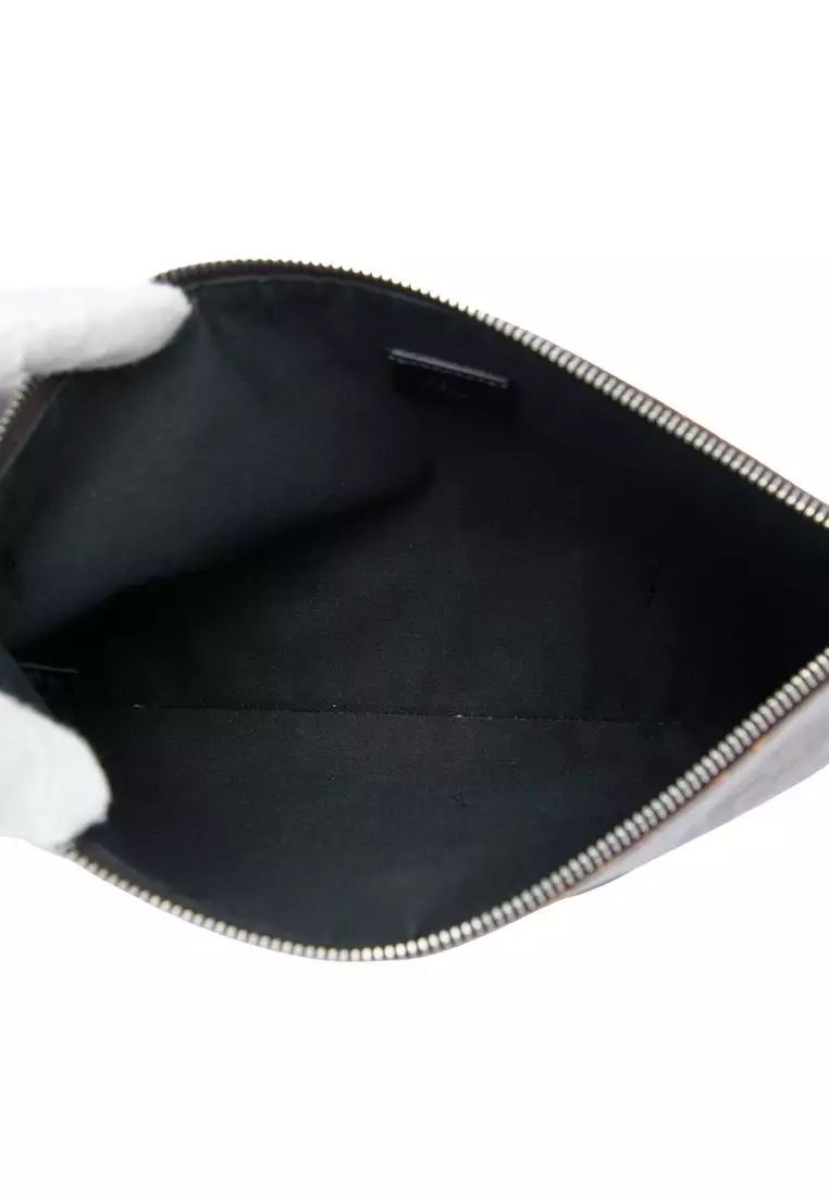 Pre-Loved Fendi Zucca Coated Canvas Clutch