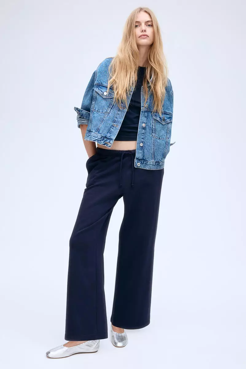 Wide joggers