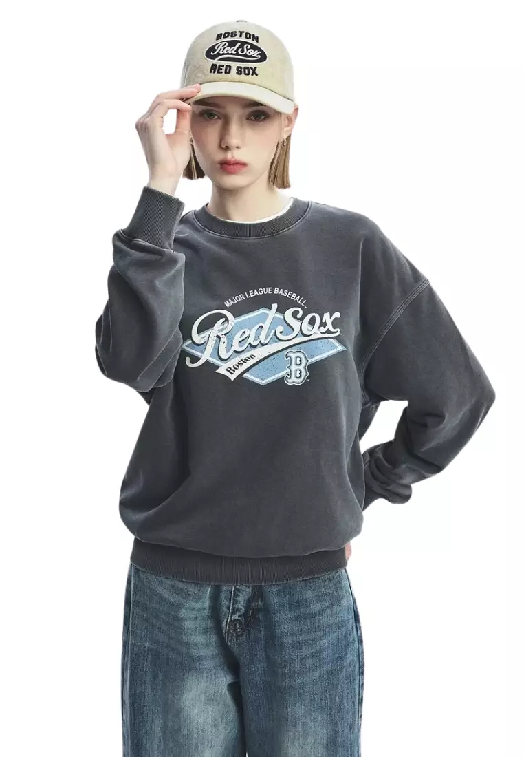 ★MLB Korea★ Varsity Vintage Oval Stitch Unstructured Ball ◇MLB Korea◇ Varsity Vintage Oval Stitch Unstructured Ball