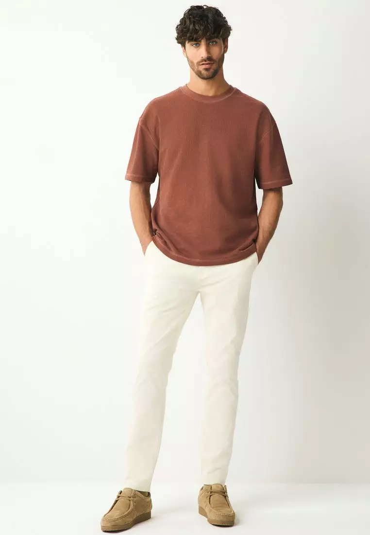 Skinny Fit Stretch Chino Trousers