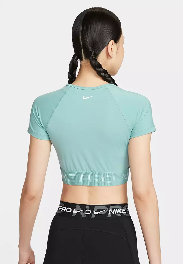 Pro Dri-FIT Short-Sleeve Cropped Graphic Top