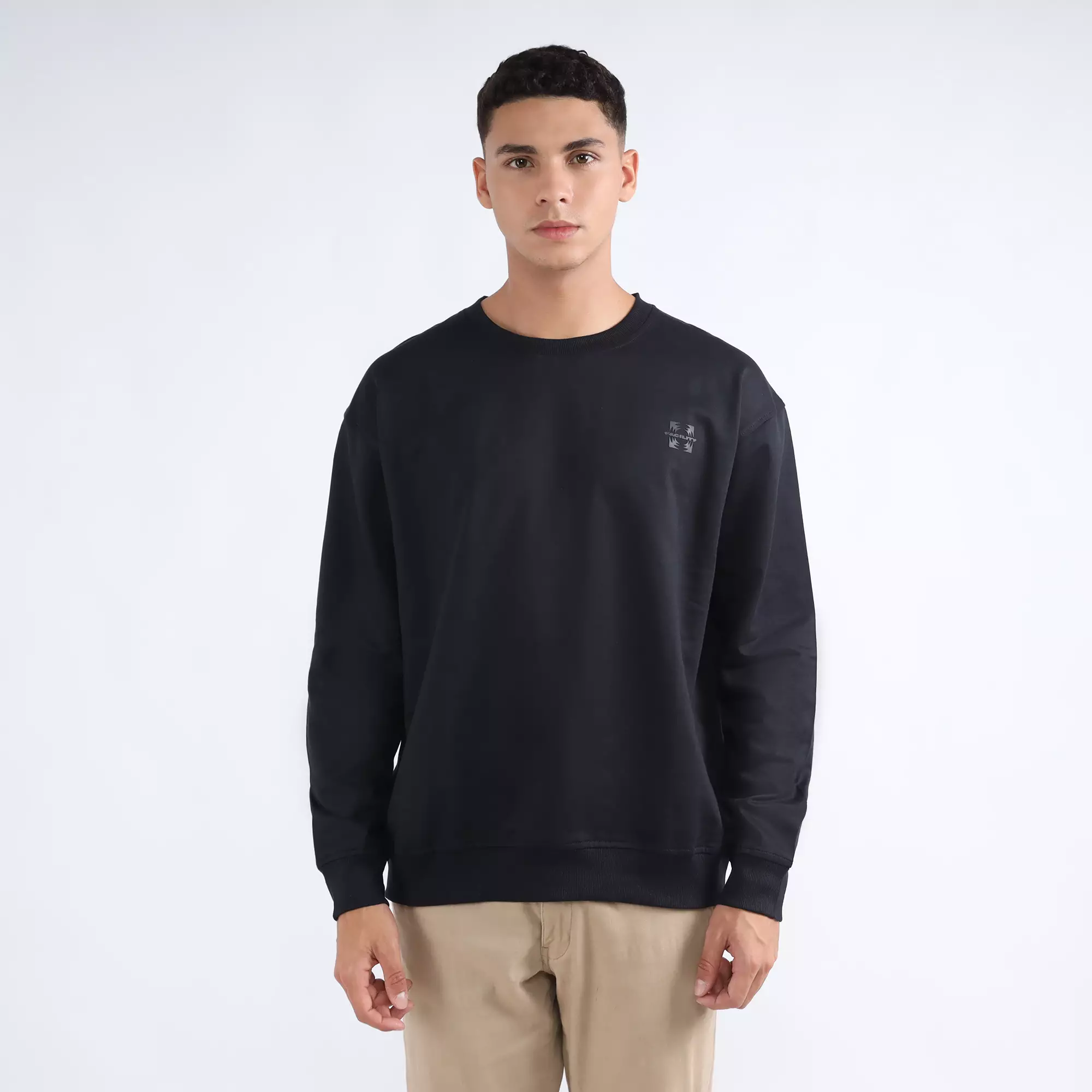 FACILITY by Larusso Work in Progress - Nixon Crewneck - Black