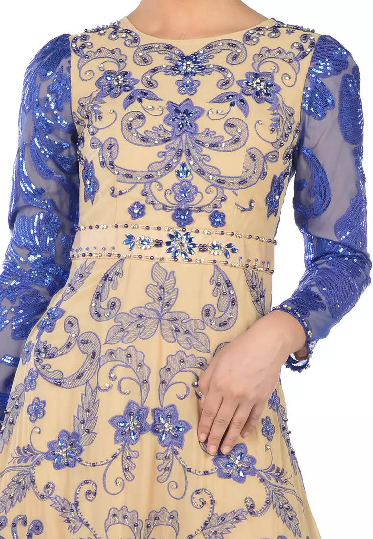 Bibiq Gamis Tile Bordir