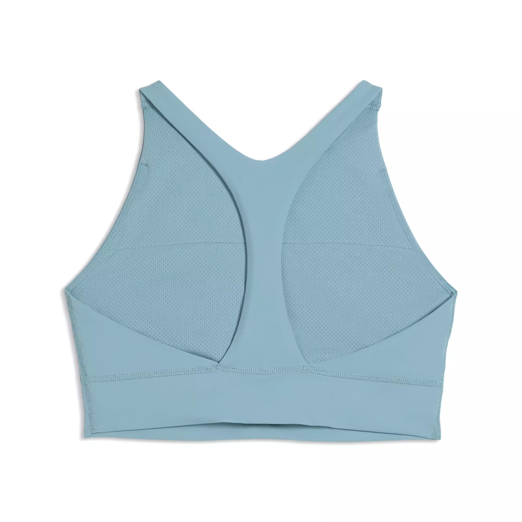 PUMA Shapeluxe High Neck Women's Moisture Wicking, Mid Impact Sports Bra