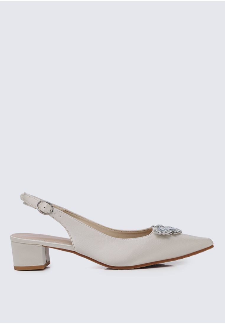 My Ballerine Esme Comfy Heels In Champagne