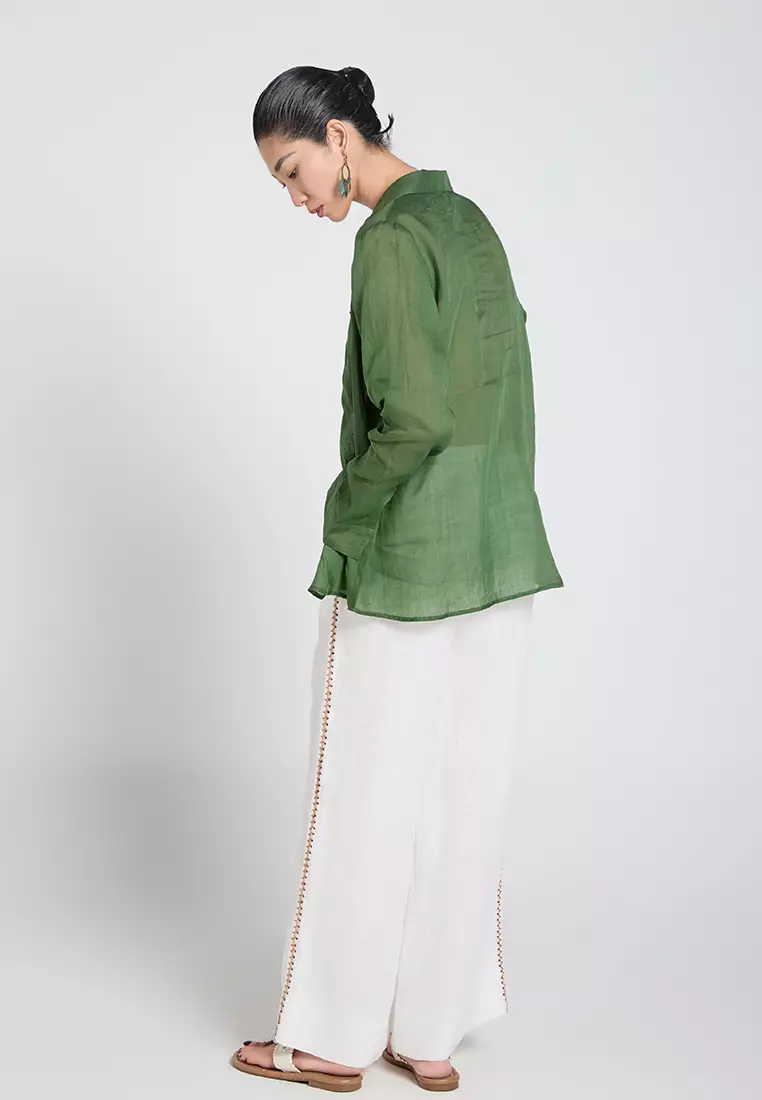 Casual Workwear Linen Shirt