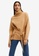 Mango brown Oversize Knit Sweater 0A34DAA10E4F46GS_1