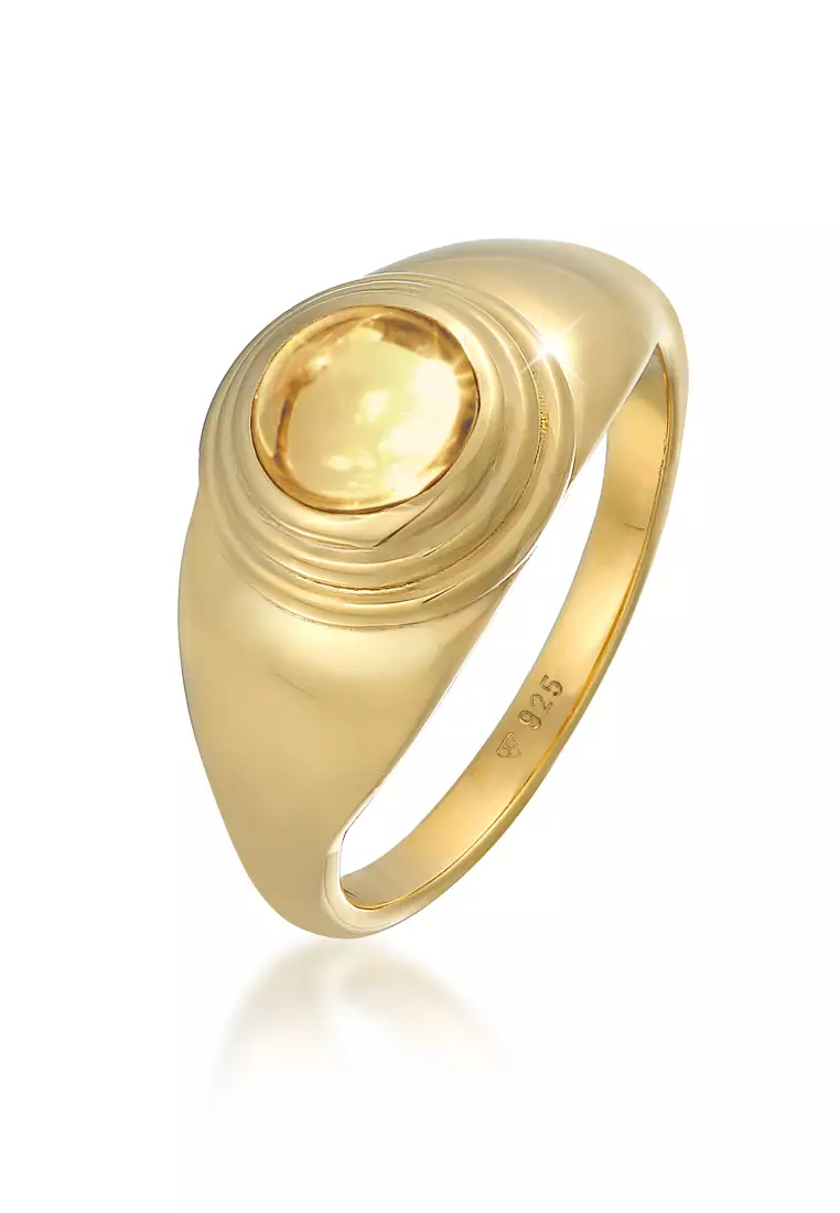 Gold signet rings for ladies best sale