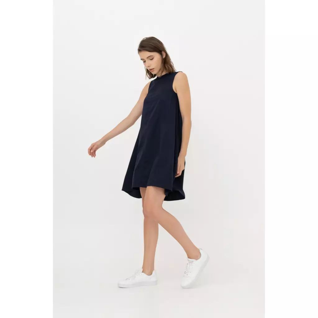Sleeveless Dress Wanita Valencia Dark Navy