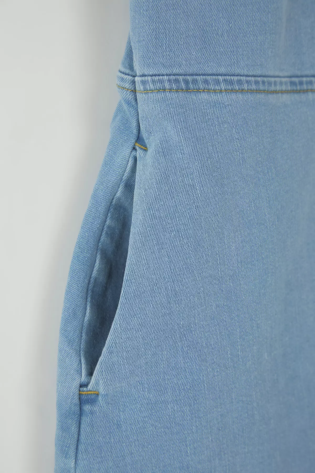 Plus Size Blue Comfort Denim Dress