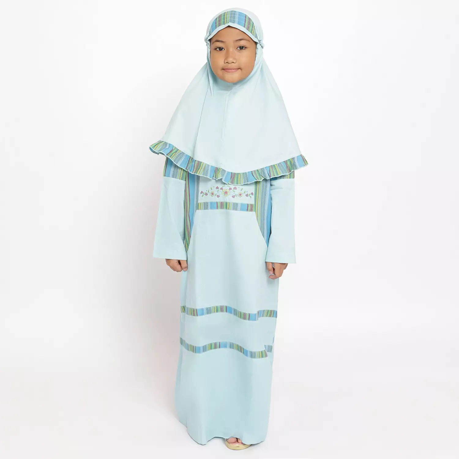 Gamis Anak Kevala Blue