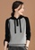 A-IN GIRLS black and grey Fashion Color Matching Hooded Sweater 65871AAA1594E9GS_2