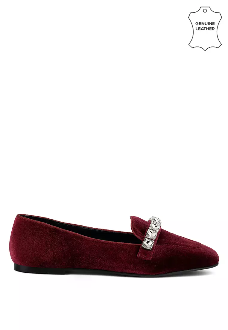 Zalora sales velvet shoes