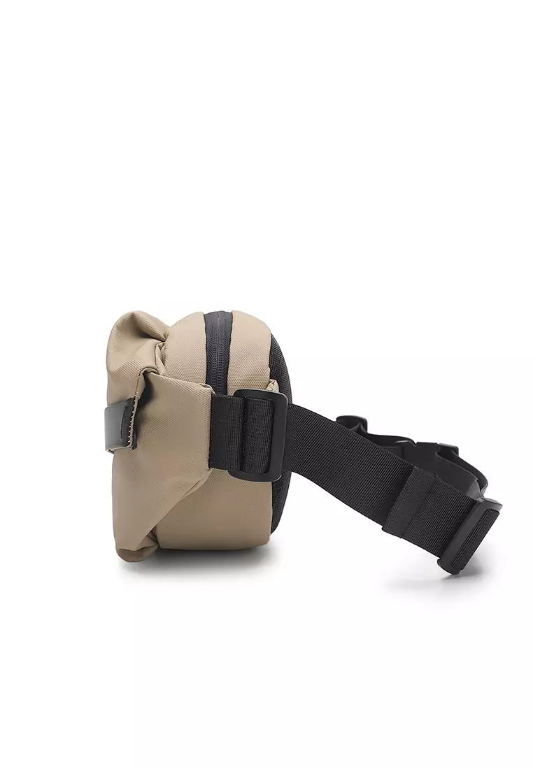 Men's Waist Bag / Belt Bag / Chest Bag (Tas Pinggang / Tas Dada Pria) - Krem