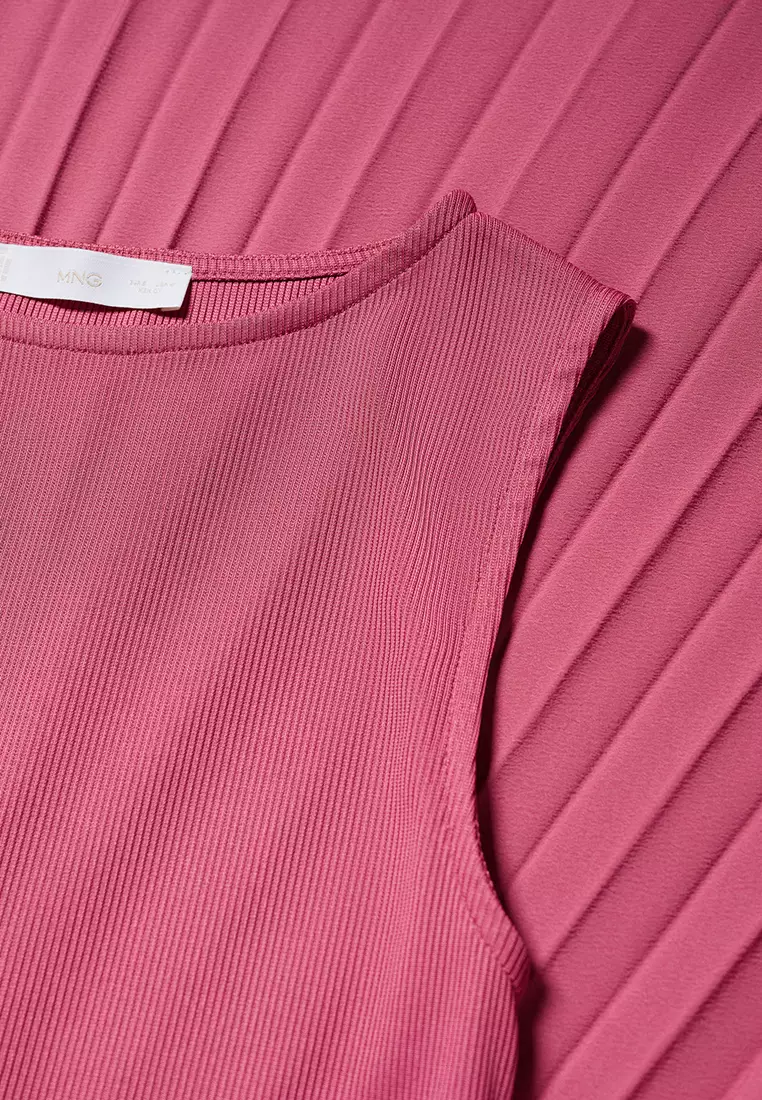 Buy Mango Pleated Knitted Dress 2024 Online ZALORA Philippines