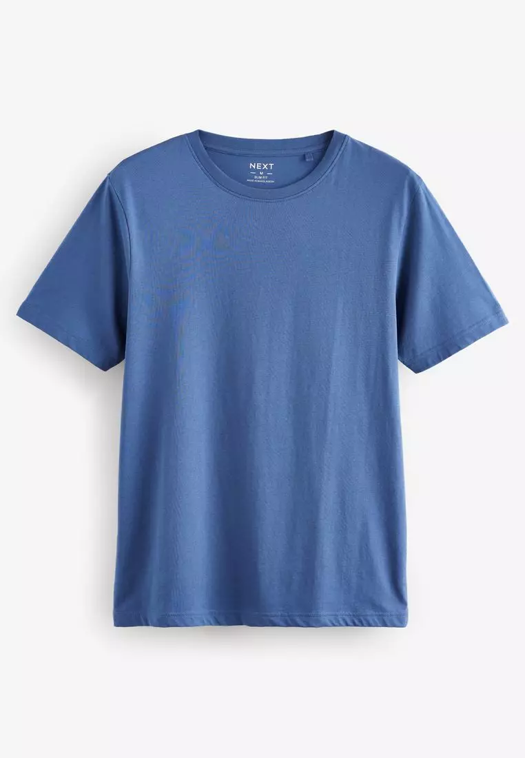 Essential Crew Neck Cotton T-Shirt Slim Fit