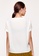 Sisley white Blouse with Eyelets and Twisted Laces 2548AAA357922BGS_2