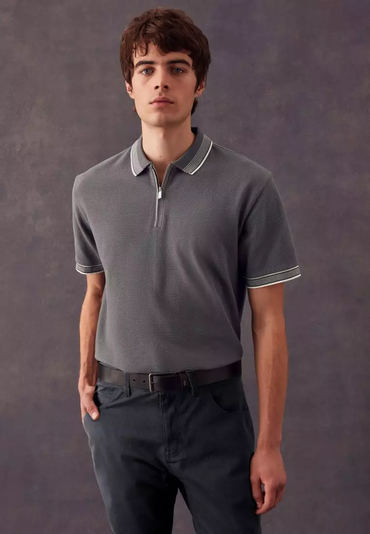 織紋Polo衫