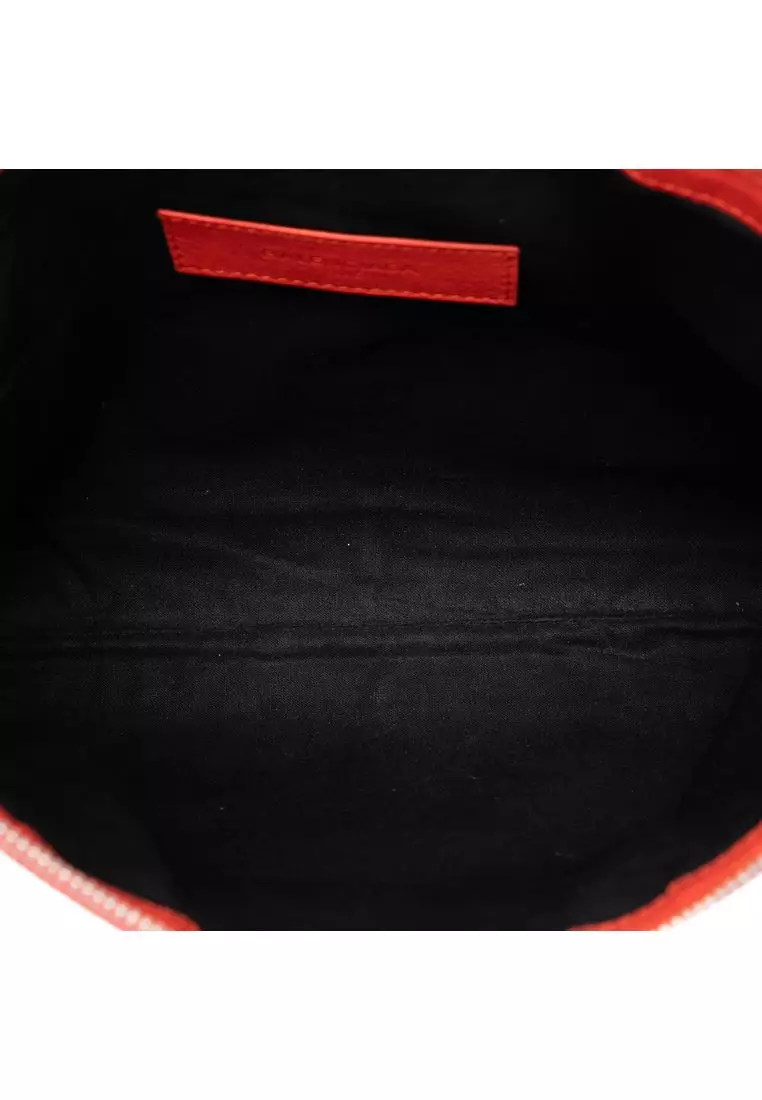 Pre-Loved Balenciaga Lambskin Motocross Classic Clip M Clutch