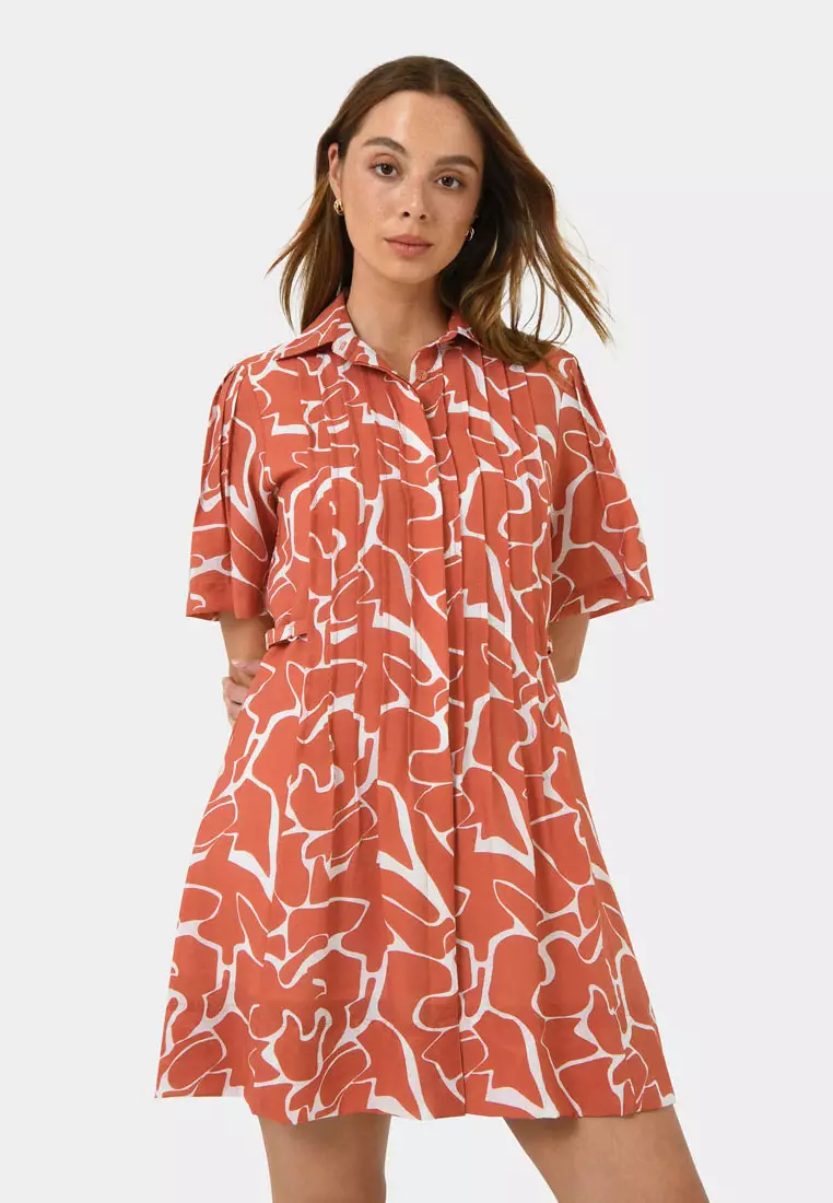 Sunshine Pleated Dress