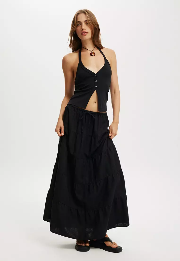 Haven Multi Tiered Maxi Skirt