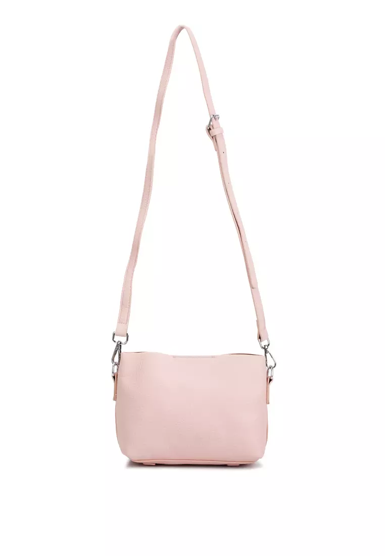 Cable Cord Strap Mini Bag In Pink