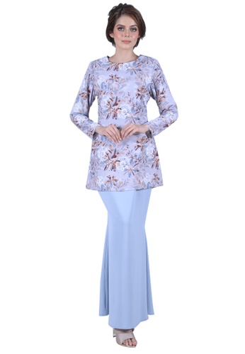 Kurung Elza from LARA NOUR in blue_1