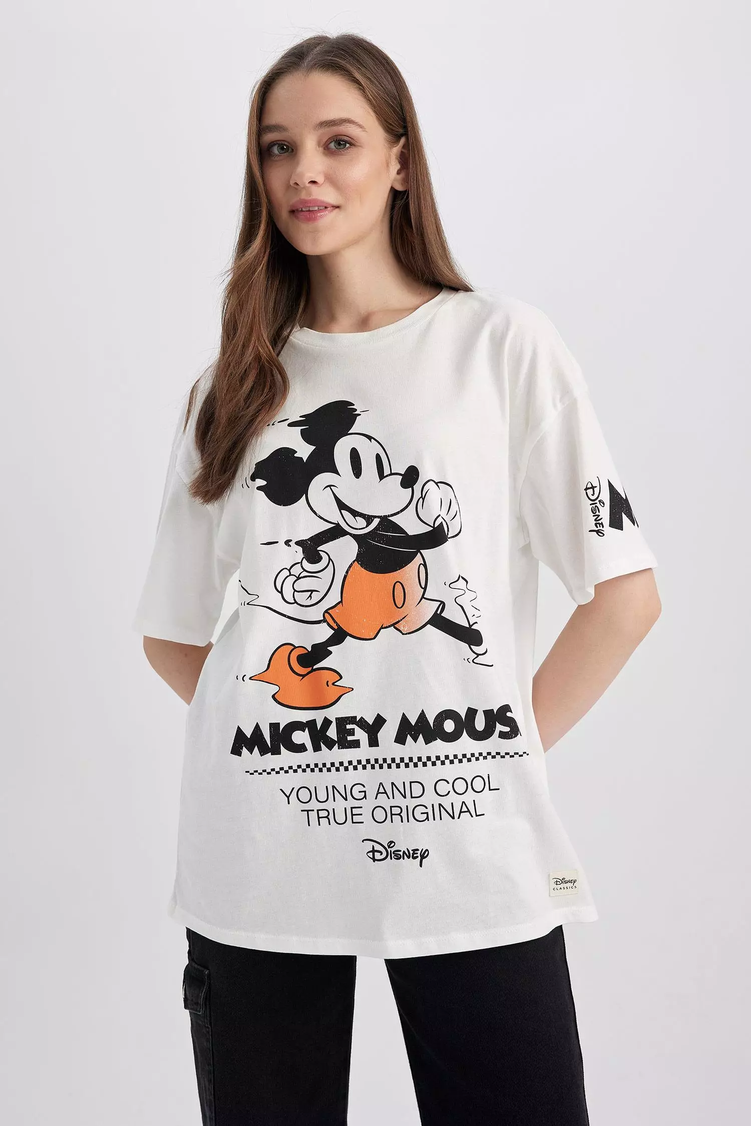 Disney Mickey Mouse Keep On Lovin' Womens Tank Top - GREY
