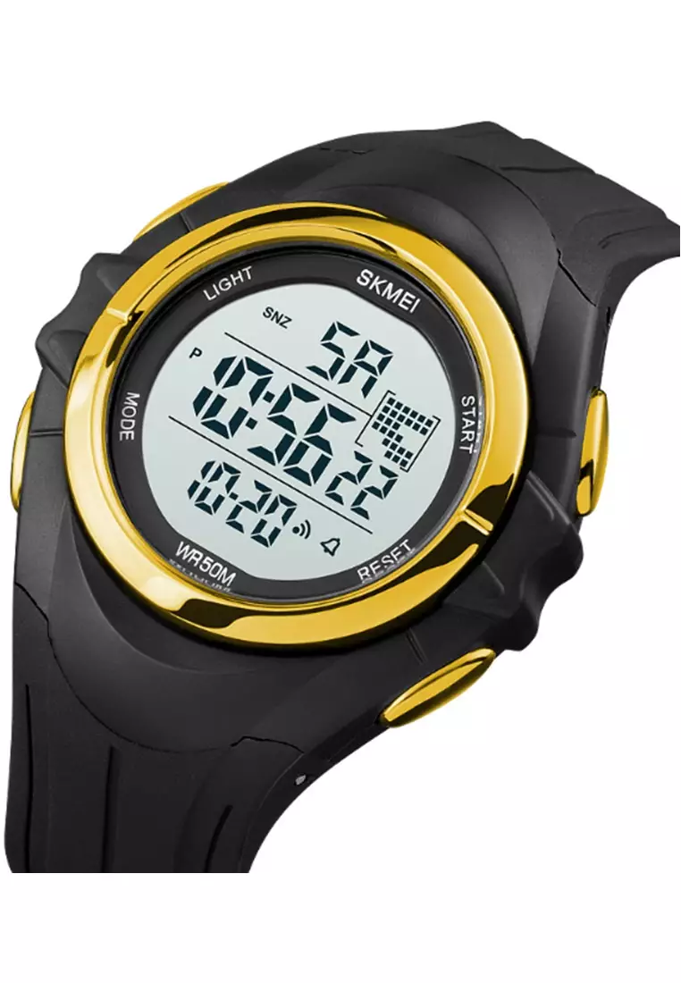 Jam Tangan Digital Pria Waterproof Many Function Strap Tali Material PU Silicone BY30 ORIGINAL