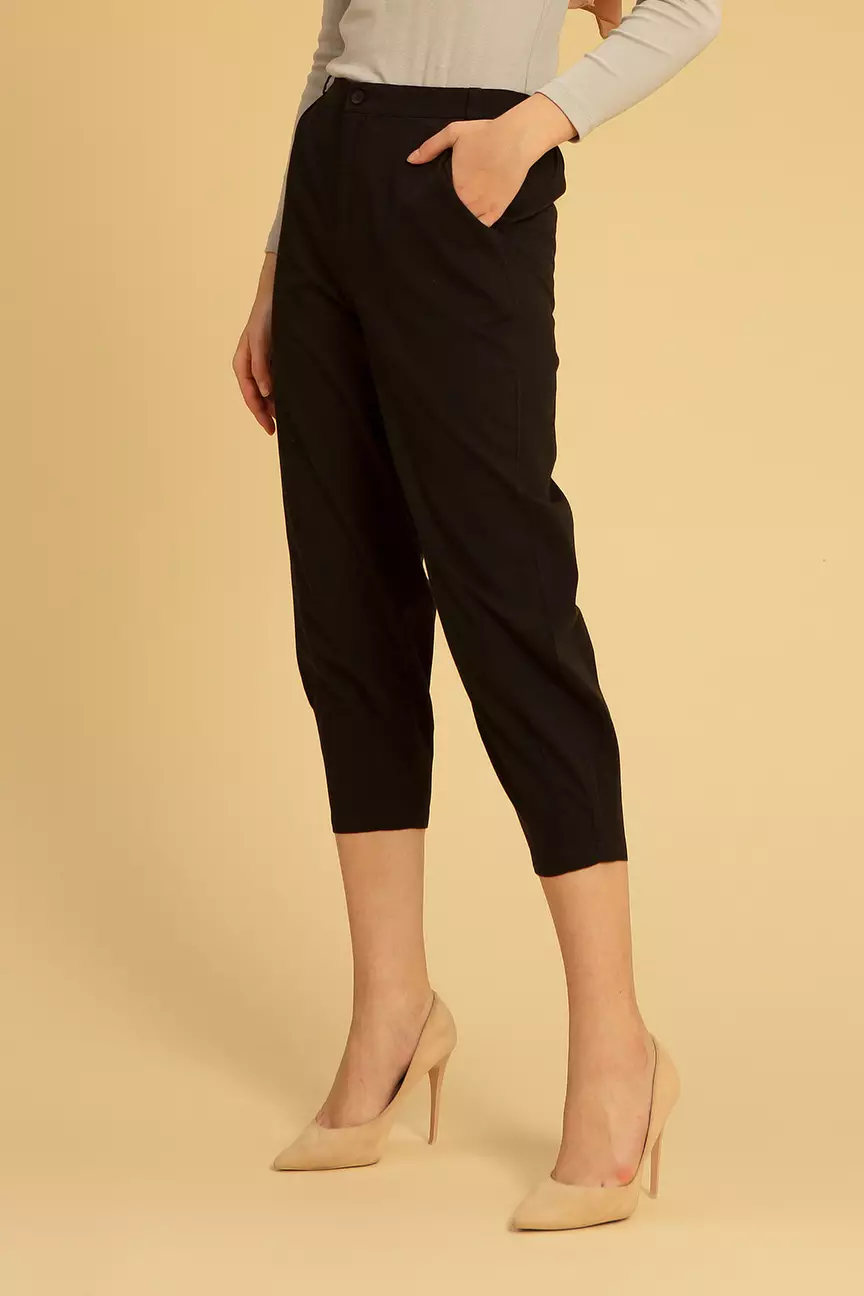 Celana Midi Wanita Ghayda Black