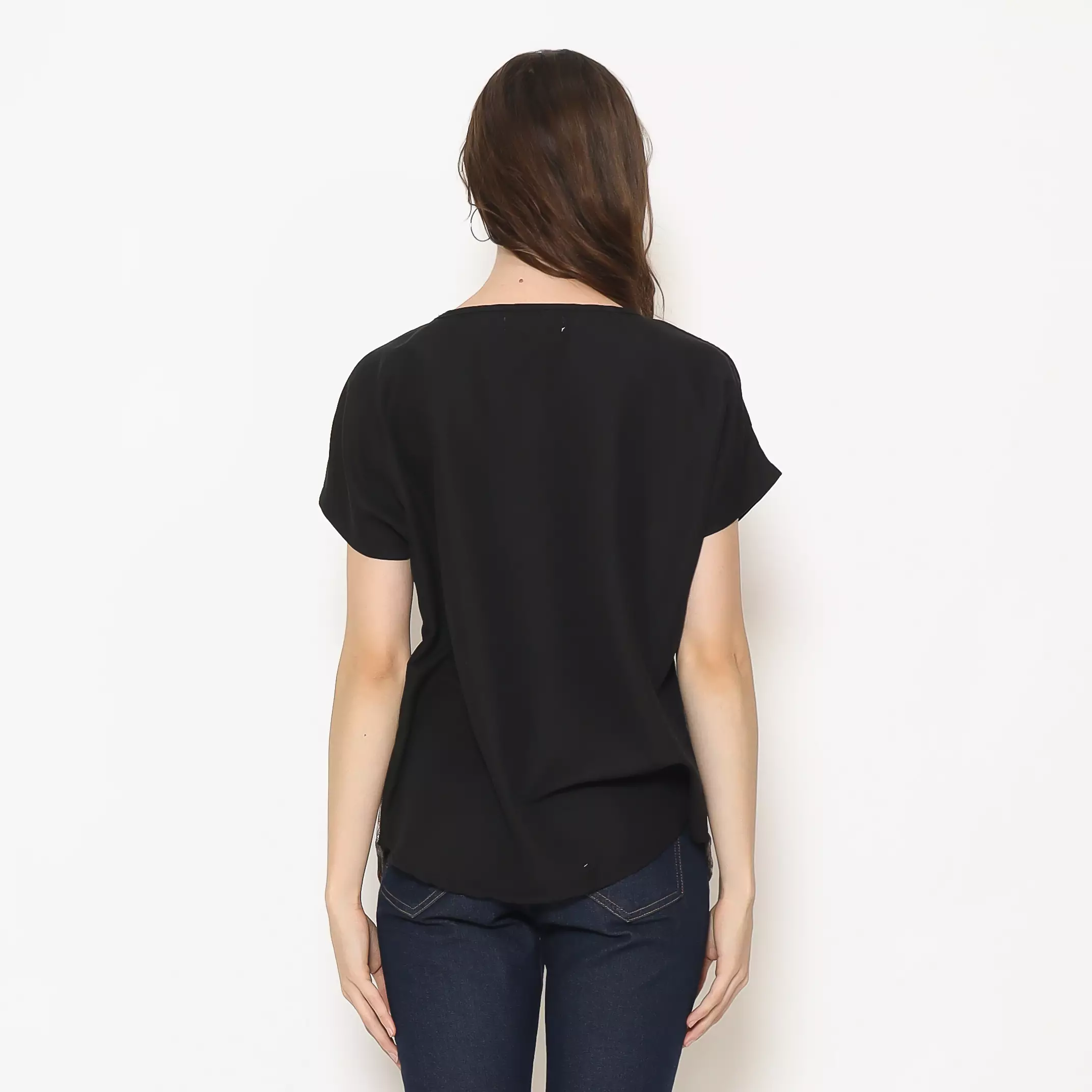 Blouse Batik Wanita - Bhatara Batik Forever - Atasan Batik Modern Lengan Pendek