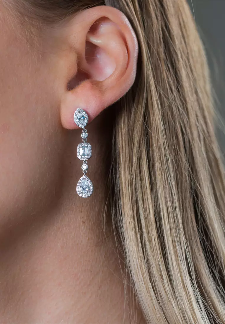 Buy GEORGINI GEORGINI SUMMER SORBET PINA COLADA EARRINGS SILVER