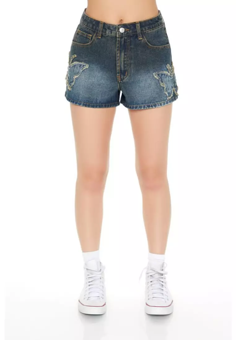 Forever new denim shorts new arrivals
