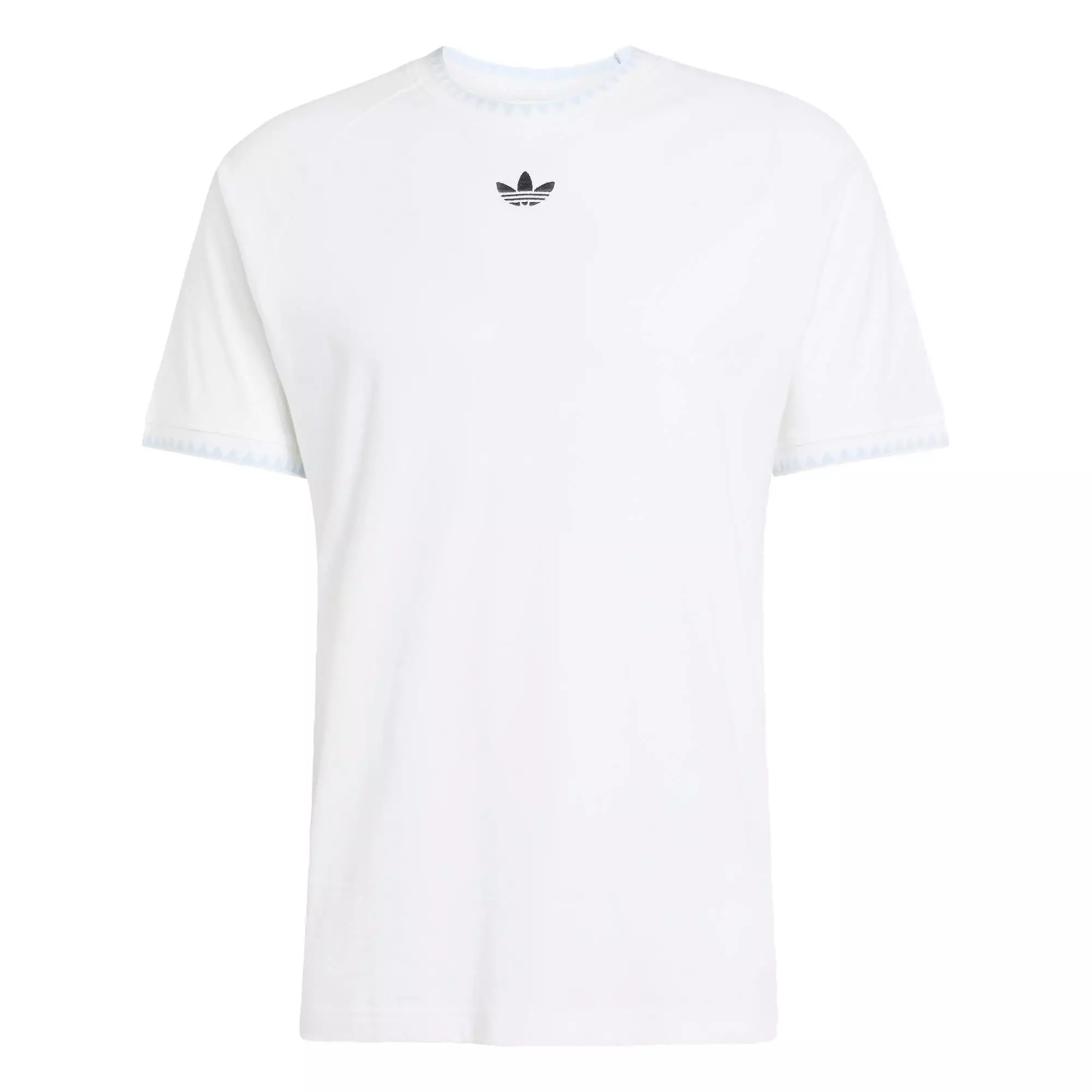 Lifestyle CHEST STRIPES ENGINEERED COLLAR TEE Men White KC6448