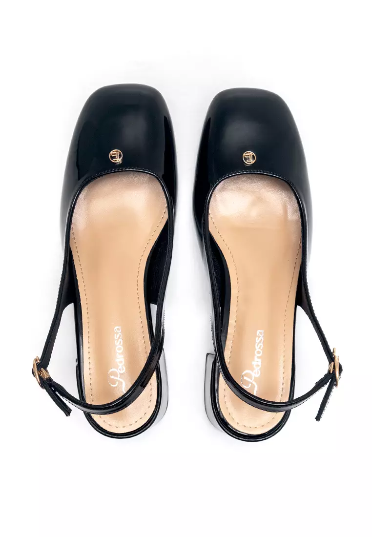 Blair Heels in Black Glossy