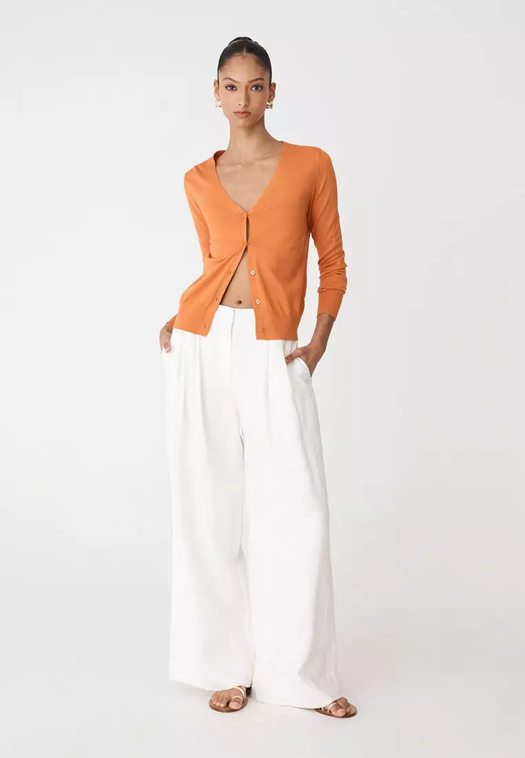 Nicolette V-Neck Knit Cardigan